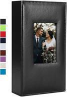 vienrose 4x6 photo album: large capacity leather cover book for 300 photos - ideal for family, wedding, anniversary & baby memories logo