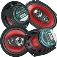 🔊 audiobank 6x9 700w 3-way + 6.5-inch 400w 4-way coaxial car audio stereo speakers logo