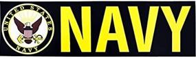 img 4 attached to Navy Logo 9 5 Bumper Sticker