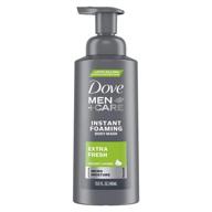 пена для душа dove men+care: увлажняет кожу, удаляет бактерии, питает кожу 13.5 унций логотип