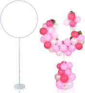 toniful balloon garland arch kit: circle column stand holder for stunning birthday, wedding, and proposal party decorations logo