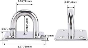 img 3 attached to DasMarine Stainless U Shaped Hardware Suspension Industrial Hardware