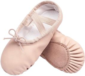 img 4 attached to 🩰 Shop Girls Ballet Practice Shoes, Yoga Shoes for Dancing