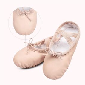 img 2 attached to 🩰 Shop Girls Ballet Practice Shoes, Yoga Shoes for Dancing