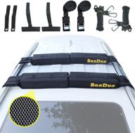 🚗 universal car soft roof rack pads - convenient kayak/ski/surfboard transport system logo