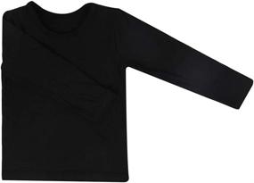 img 2 attached to FOXCLUB Thermal Underwear Short Fleece Long Sleeve Sports & Fitness