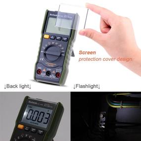 img 1 attached to Borbede 168A Mini Portable Digital Multimeter: Accurate DC AC Voltage Current Capacitance Resistance Testing with NCV & True RMS Diode Tester