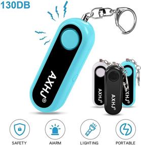 img 3 attached to 🔊 130dB Emergency Alarm Siren Song Keychain with LED Light - Personal Safety Alarm for Women, Children, Elderly & Joggers (3 Pack)
