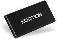 💾 ultra-slim 500gb kootion external ssd: high-speed solid state drive with usb 3.1 type-c - read up to 500mb/s & write up to 450mb/s logo
