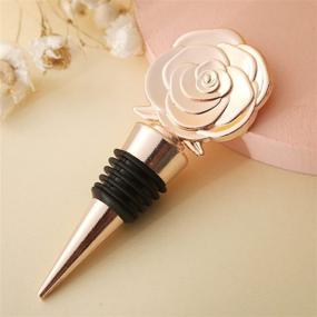 img 1 attached to Бокал для вина WeddParty Gold Rose: элегантные свадебные подарки для гостей в подарочной коробке