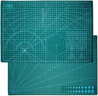 🧵 crafting cutting mat - 12 x 18 inches self healing sewing mat, double sided 5-ply rotary cutting mat for quilting, crafts, and fabric projects - a3 size logo