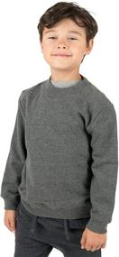 img 2 attached to Leveret Toddler Girls Sleeve Sweatshirt Boys' Clothing: Fashionable Hoodies & Sweatshirts