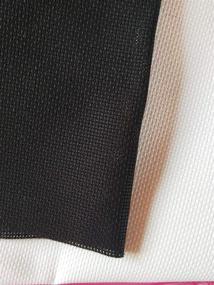 img 1 attached to 🧵 High-Quality 59"x 1 Yard 14ct Black Counted Cotton Aida Cloth: Perfect for Cross Stitch Projects