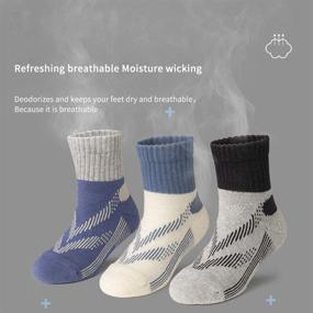 img 3 attached to 🧦 BlueFrog Kids Athletic Socks: Premium Cotton Crew Socks for Toddler Boys and Girls - Ideal Sport Socks
