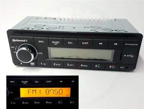 img 3 attached to 📻 VDO Continental TR7412UB-OR: European Style 12v Radio with Orange Display and Bluetooth Connectivity