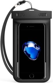 img 4 attached to 👜 Водонепроницаемый браслет-сухой мешок - Универсальный 6" для Motorola Moto G8 Plus, G8 Play, E6 Plus, G7 Plus, One Hyper, Macro, Zoom, Action, Vision, Sony Xperia 5, 10 (черный)