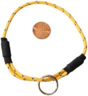 🐶 national leash thin mountain rope dog id collar - mango - xs/toy size (6"-12) - the original snickers collar: durable and stylish dog collar for small breeds logo