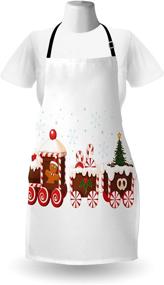 img 2 attached to Ambesonne Christmas Gingerbread Snowflakes Adjustable