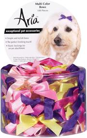 img 3 attached to 🎀 Vibrant Multicolor Dog Bows - 100 Piece Set: Perfect for Stylish Pups!