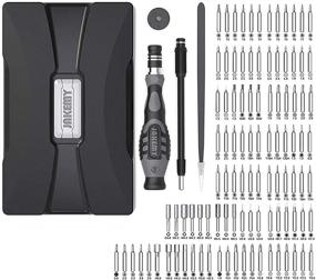 img 2 attached to 🔧 Upgraded Precision Screwdriver Set - 106 PCS Mini Small Magnetic Screwdriver Set for Cell Phone, iPhone, iPad, Watch, Tablet, PC, MacBook - Professional Electronics Repair Tool Kit