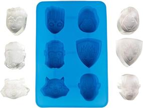 img 3 attached to 🌌 Guardians of the Galaxy Silicone Ice Cube Tray or Chocolate Mold - Groot, Star-Lord, Rocket Raccoon and More - Create 6 Cubes