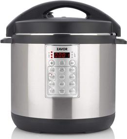 img 4 attached to 🥘 Zavor Select 8 Quart Electric Pressure Cooker and Rice Cooker: Non-stick Pot, Stainless Steel Finish (ZSESE02)