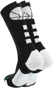 img 3 attached to 🏀 MadSportsStuff Basketball Socks - Youth & Adult Sizes | Athletic Crew Socks - Made in USA