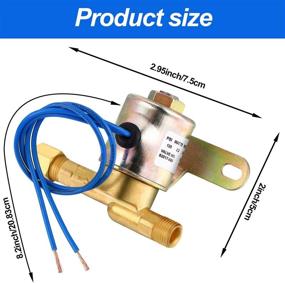 img 3 attached to Mudder Solenoid Valve for Aprilaire Humidifiers - B2015-S85 B2017-S85 4040 Compatible with Models 220, 224, 400, 440, 500, 550, 558, 560, 600, 700 - 24V, 2.3W, 60Hz