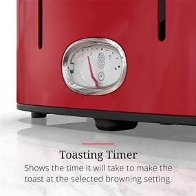 img 3 attached to 4-Slice Red Toaster - Russell Hobbs TR9250RDR