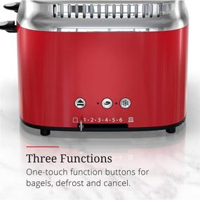 img 2 attached to 4-Slice Red Toaster - Russell Hobbs TR9250RDR