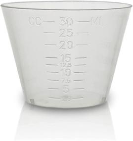 img 4 attached to 🧪 200-Count 1oz Flexible Graduated Measuring Medicine Cups by Eight30east - Non-Sterile, Semi-Clear, Easy-to-Read