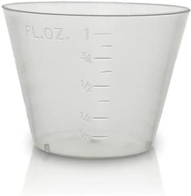 img 3 attached to 🧪 200-Count 1oz Flexible Graduated Measuring Medicine Cups by Eight30east - Non-Sterile, Semi-Clear, Easy-to-Read