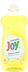 img 2 attached to 🍋 Joy Non-Ultra Dishwashing Liquid Lemon Scent - 3 Pk, 12.6 Fl Oz Each (37.8 Fl. Oz Total)