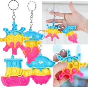 img 1 attached to Набор игрушек для снятия стресса и тревоги Sensory Fidget Toys - 30 шт. - ручные игрушки для взрослых и детей с аутизмом - идеально подходит для вечеринок, призов в классе, подарков и на Рождество