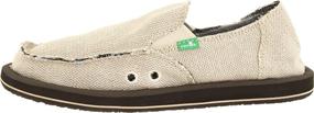 img 2 attached to 👞 Sanuk Natural Hemp Slip-Ons for Men