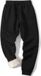 shiyifa sweatpants thermal pockets 01black sports & fitness and running logo