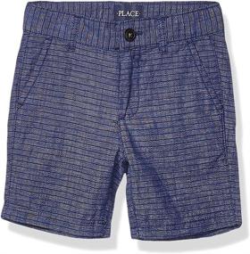 img 4 attached to Childrens Place Printed Shorts 9 12MOS Boys' Clothing via Shorts