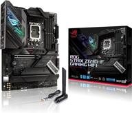 🎮 asus rog strix z690-f gaming wifi 6e lga1700 intel 12th gen atx gaming motherboard - pcie 5.0, ddr5, 16+1 power stages, 2.5gb lan, bt v5.2, thunderbolt 4, 4xm.2 логотип