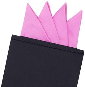 img 3 attached to Pocket PreFolded Polyester Necktie Bouquet: Sleek and Stylish Accessory for the Modern Gentleman