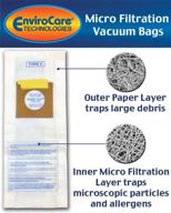 🧹 premium envirocare replacement micro filtration vacuum cleaner dust bags for hoover windtunnel upright type y - 9 pack логотип