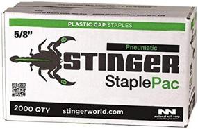 img 1 attached to 🔫 STINGER 0136360 5/8" StaplePac: High-Quality 3/8" Crown Staples 20ga (2000 ct)