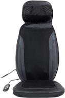 🧘 iliving shiatsu portable back and neck massager with heat therapy - soothing black logo