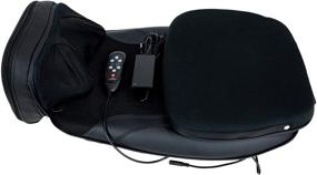 img 2 attached to 🧘 iLiving Shiatsu Portable Back and Neck Massager with Heat Therapy - Soothing Black