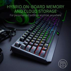 img 2 attached to Experience Elite Gaming with Razer BlackWidow Mechanical Keyboard: 🎮 Green Switches, Tactile & Clicky, Chroma RGB Lighting, Anti-Ghosting, Programmable Macros!