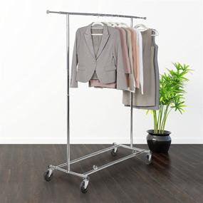 img 3 attached to Richards Homewares Commercial Garment Rack Chrome