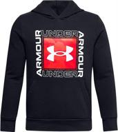 under armour rival fleece hoodie boys' clothing : active logo