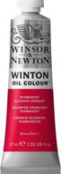 🎨 краска масляная winsor & newton winton, 37 мл, ализариновый красный - неизменно яркая. логотип