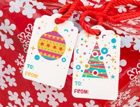 img 2 attached to 🎁 2PCs Extra-Large Christmas Jumbo Bags 60”x 80” Heavy-Duty with Gift Tags – Ideal for Big Holiday Presents, Bicycle, Giant Stuffed Animals, Xmas Decorations