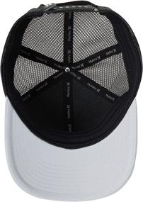 img 1 attached to 🧢 Hurley Men's Warner Curved Brim Snap-Back Trucker Hat - Baseball Cap