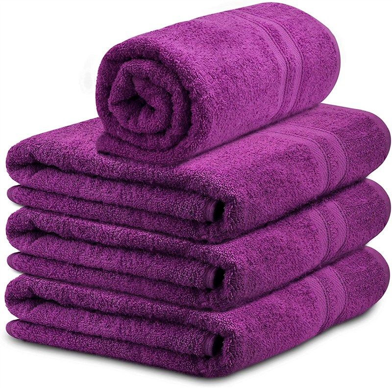 Everplush Diamond Jacquard Recycled 6 Piece Bath Towel Set, Navy Blue